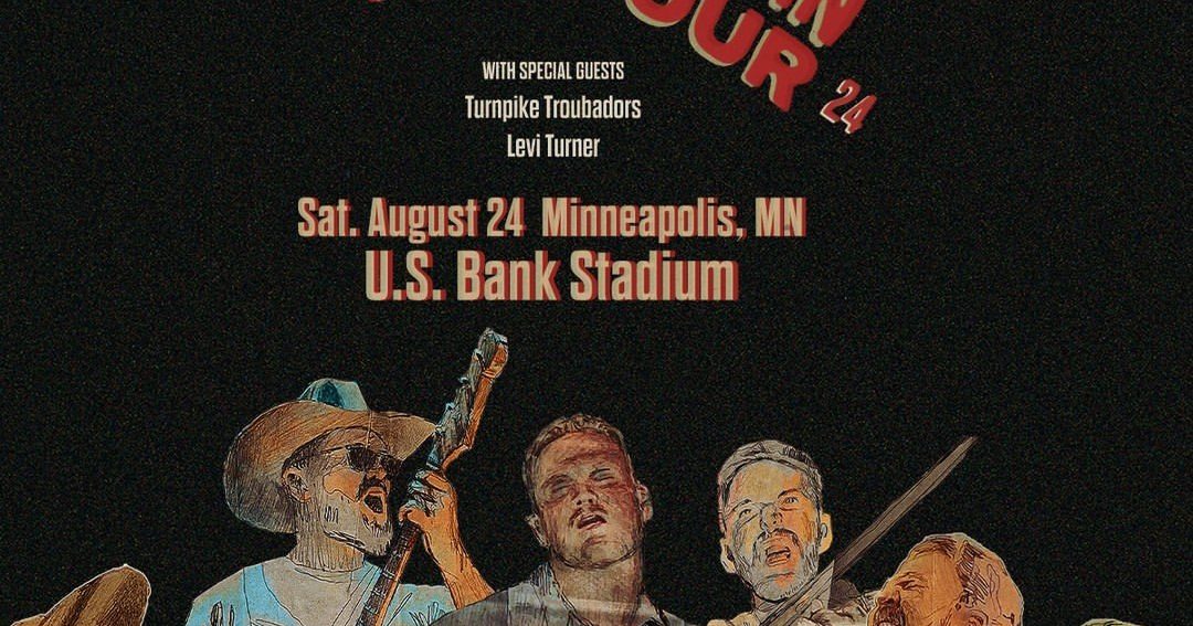 Zach Bryan's The Quittin Time Tour Meet Minneapolis
