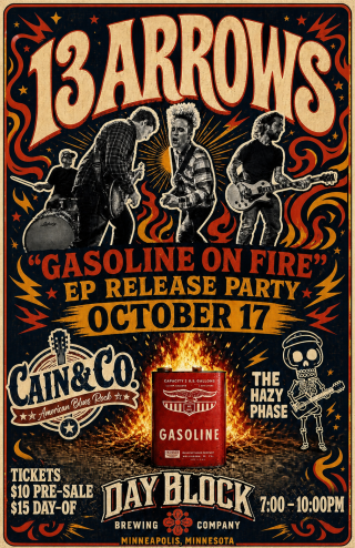 13 Arrows (EP Release Show) | Cain & Co. | The Hazy Phase